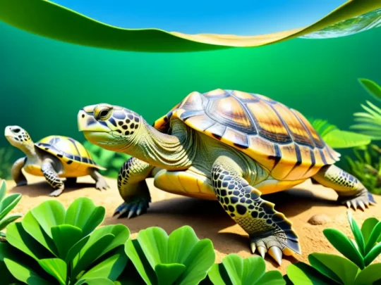 La asombrosa adaptaci&oacute;n respiratoria de las tortugas: pulmones en acci&oacute;n.